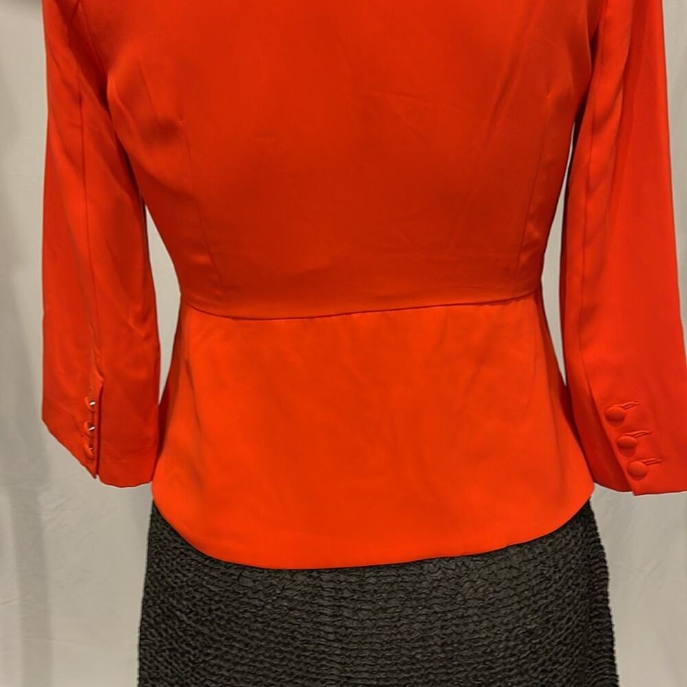 CAbi  Style #216 Jane Jacket Peplum Orange BNWOT - Picture 10 of 12